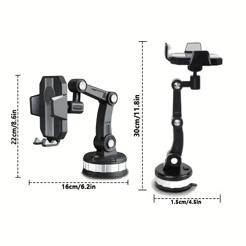 360° Rotating Universal Car Phone Mount. Dashboard & Windshield Holder