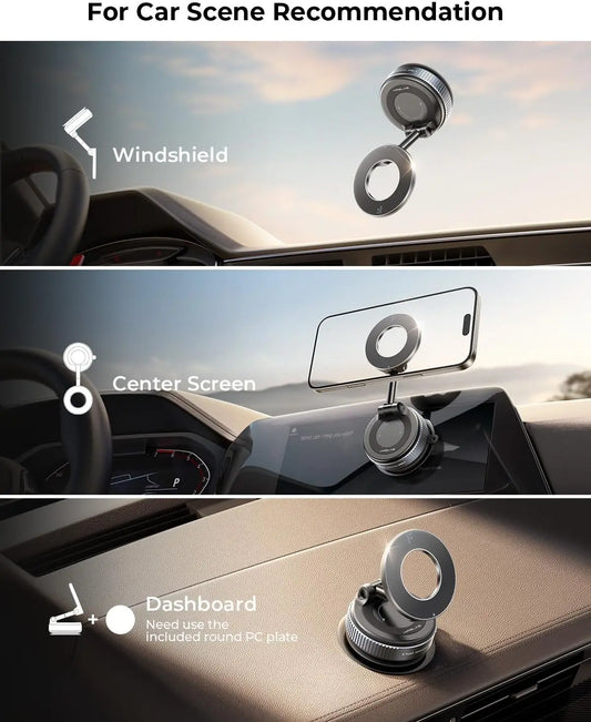 MagSafe Car Mount – Magnetic Suction Phone Holder