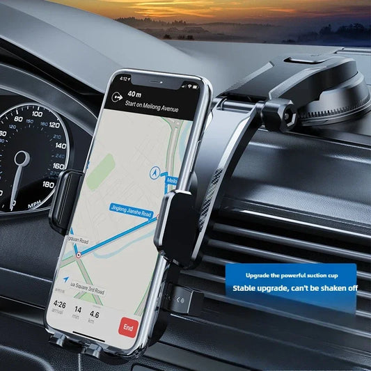 Universal Compact Car Mount for Smartphones