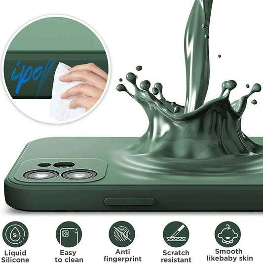 iPhone 17 Air Liquid Silicone Case, Anti-drop TPU Cover
