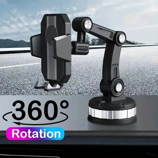 360° Rotating Universal Car Phone Mount. Dashboard & Windshield Holder