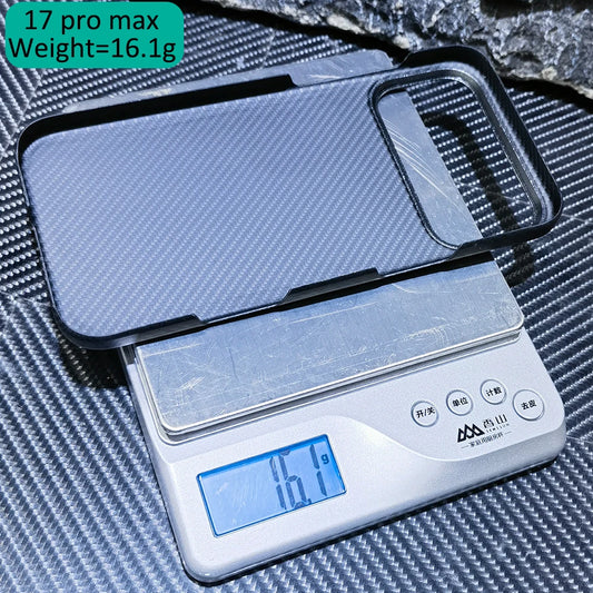Real Aramid Carbon Fiber Ultra-Thin Case for iPhone 17 Models