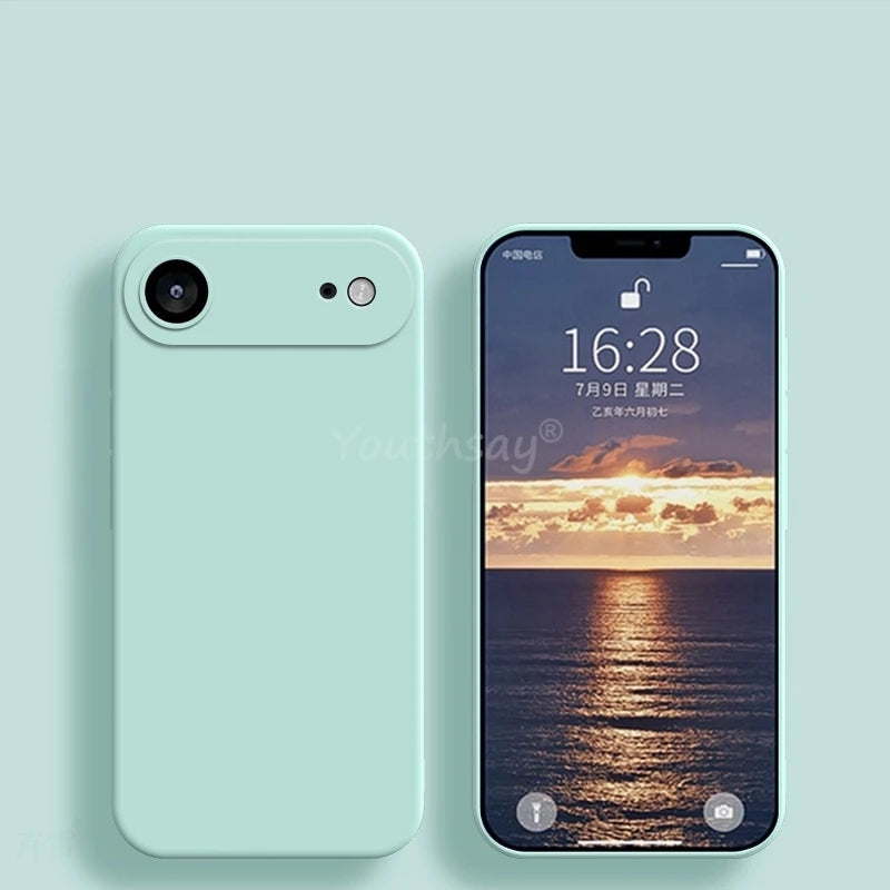 iPhone 17 Air Liquid Silicone Case, Anti-drop TPU Cover