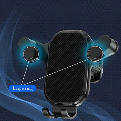 Universal 360° Car Phone Holder with Vent Hook | Anti-Slip, Stable Mount for All Smartphones