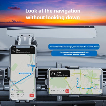 Universal Compact Car Mount for Smartphones