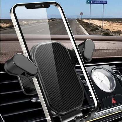 Universal 360° Car Phone Holder with Vent Hook | Anti-Slip, Stable Mount for All Smartphones