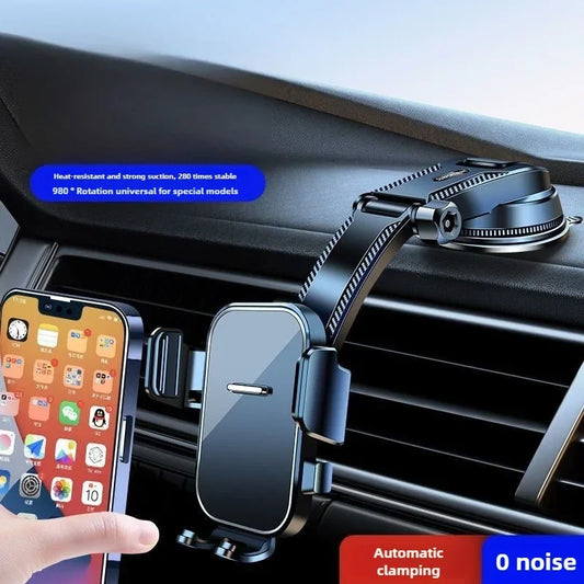Universal Compact Car Mount for Smartphones