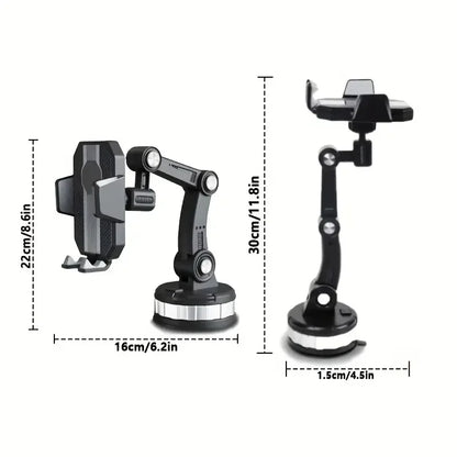 360° Rotating Universal Car Phone Mount. Dashboard & Windshield Holder
