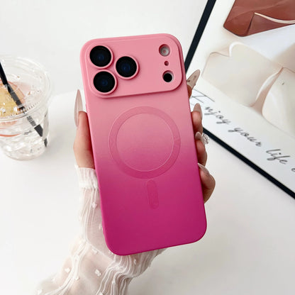 Luxury Gradient Magnetic Case for iPhone 11-17 Pro Max & Plus - Precision Lens Cover