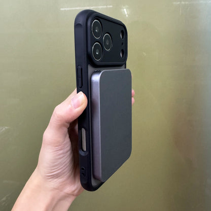 iPhone 17 Series Luxury Matte Clear Case with Strap, Camera Protection, and MagSafe Wireless Charging.