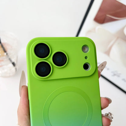 Luxury Gradient Magnetic Case for iPhone 11-17 Pro Max & Plus - Precision Lens Cover