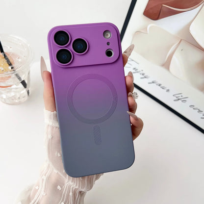 Luxury Gradient Magnetic Case for iPhone 11-17 Pro Max & Plus - Precision Lens Cover