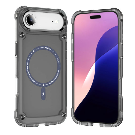 Luxury Metal Lens Frame Magsafe Shockproof Hard Case for iPhone 11-17 Pro Max/Air/Plus