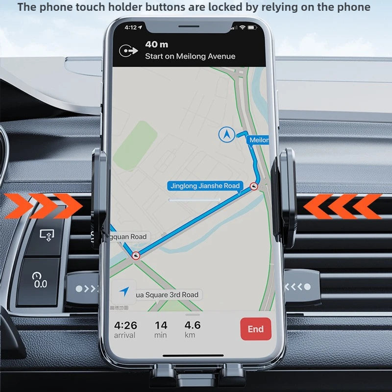 Universal Compact Car Mount for Smartphones