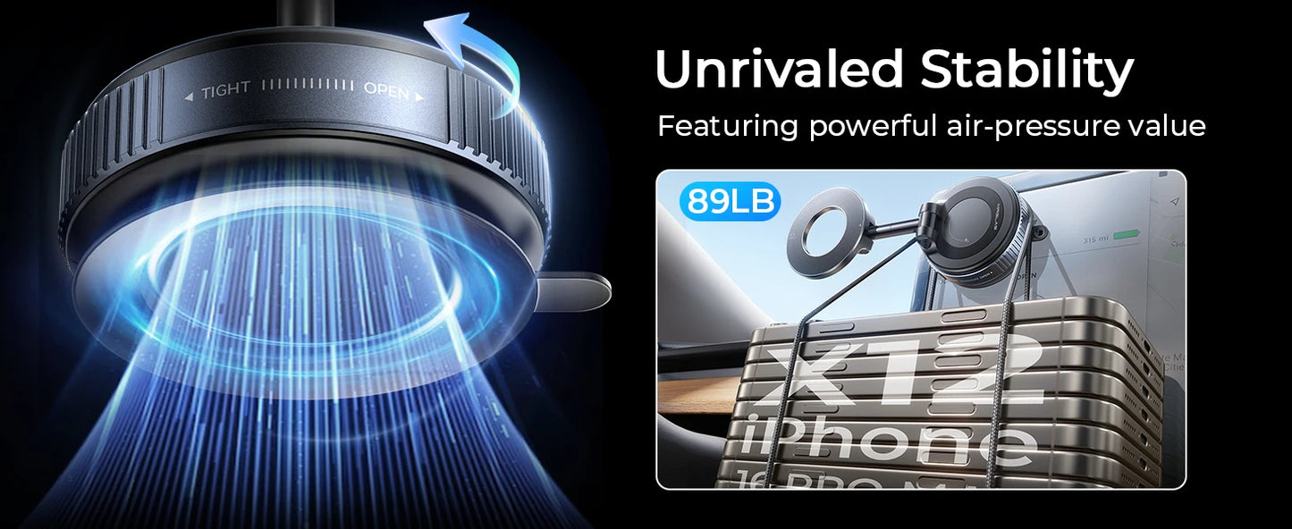 MagSafe Car Mount – Magnetic Suction Phone Holder