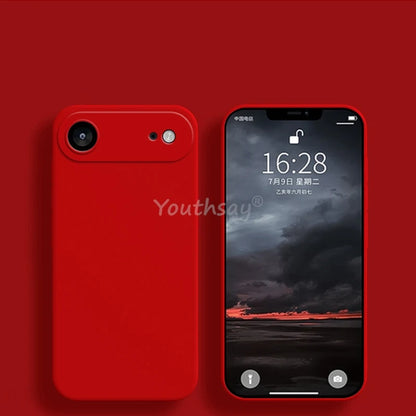 iPhone 17 Air Liquid Silicone Case, Anti-drop TPU Cover