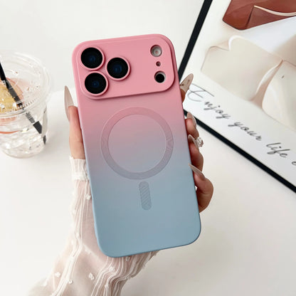 Luxury Gradient Magnetic Case for iPhone 11-17 Pro Max & Plus - Precision Lens Cover