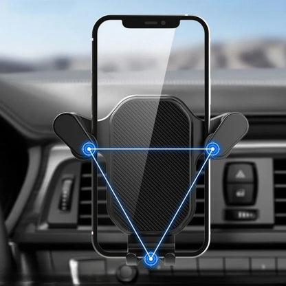 Universal 360° Car Phone Holder with Vent Hook | Anti-Slip, Stable Mount for All Smartphones