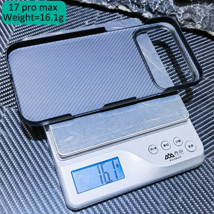 Real Aramid Carbon Fiber Ultra-Thin Case for iPhone 17 Models
