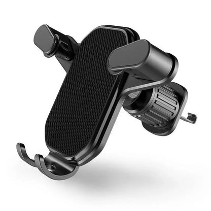 Universal 360° Car Phone Holder with Vent Hook | Anti-Slip, Stable Mount for All Smartphones