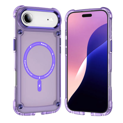 Luxury Metal Lens Frame Magsafe Shockproof Hard Case for iPhone 11-17 Pro Max/Air/Plus